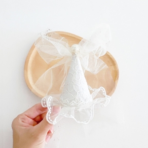 Girl Hair Clip Hat Lace (GHP9664)